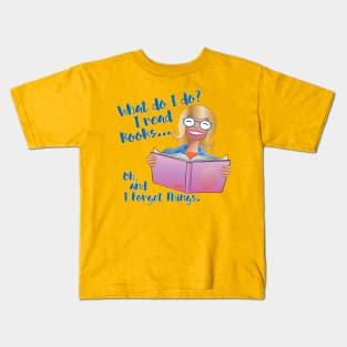 I Read Books Kids T-Shirt